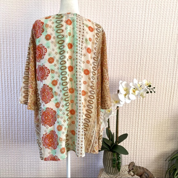 SOLD Denim 24/7 Boho Beaded Tunic 26W - Picture 7 of 10